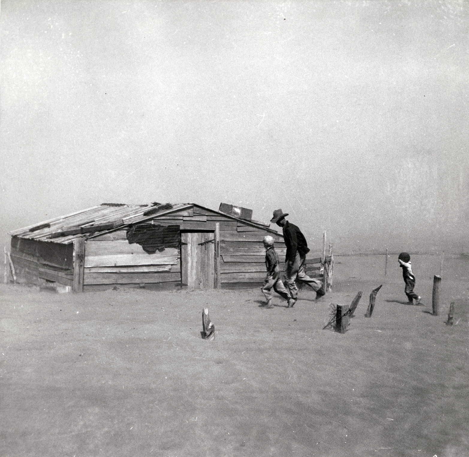 what caused the dust bowl dbq